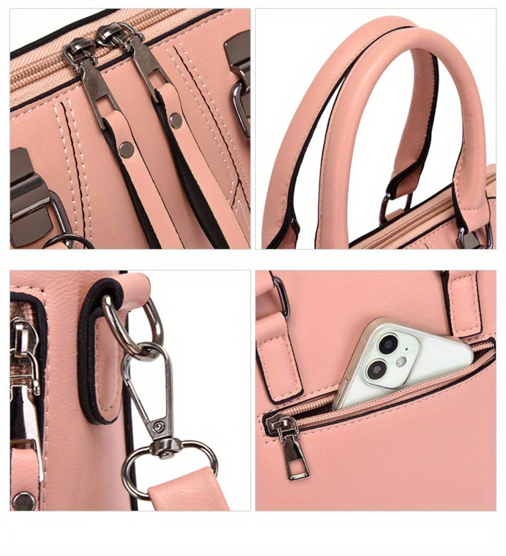 Crossbody Bag for Women – 4-Piece, PU Leather, Large Capacity, Lightweight – detail view 17