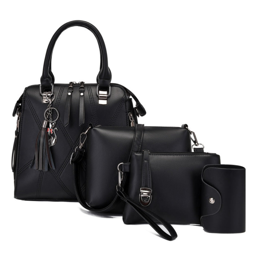 Crossbody Bag for Women – 4-Piece, PU Leather, Large Capacity, Lightweight – detail view 5