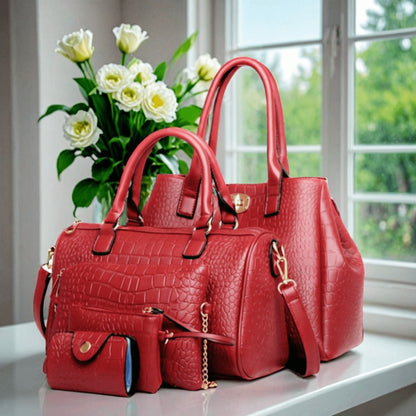 Crossbody Bag for Women – 5-Piece, PU Leather, Large Capacity, Expandable – detail view 4
