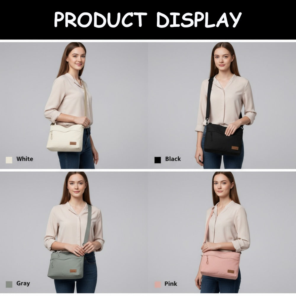 Crossbody Bag for Women – 5-Pocket, Large Capacity, Adjustable Strap, for Work – detail view 7