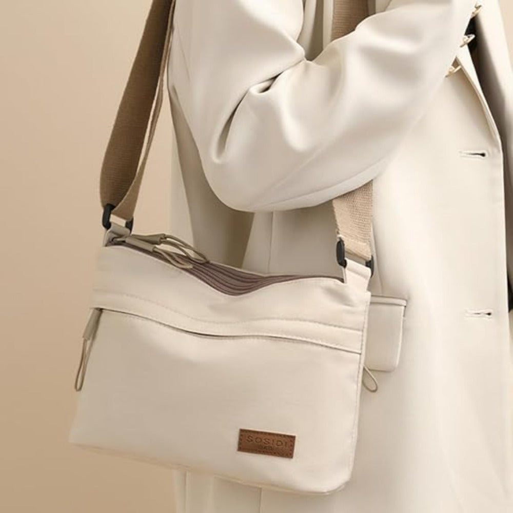 Crossbody Bag for Women – 5 Pockets, Canvas, for Travel & Work – detail view 15