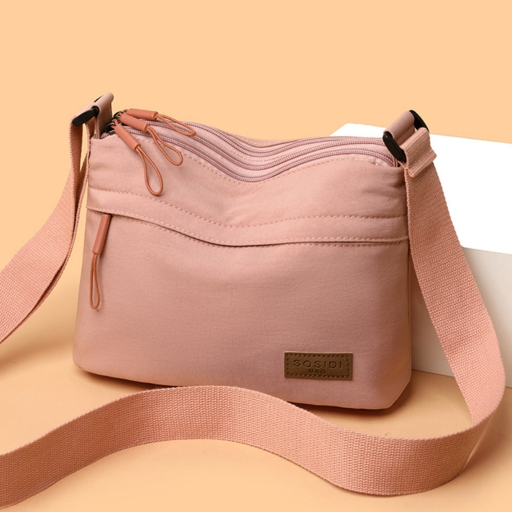 Crossbody Bag for Women – 5 Pockets, Canvas, for Travel & Work – detail view 8