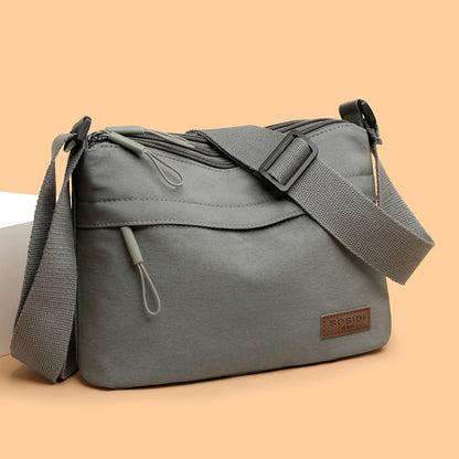 Crossbody Bag for Women – 5 Pockets, Canvas, for Travel & Work – detail view 2