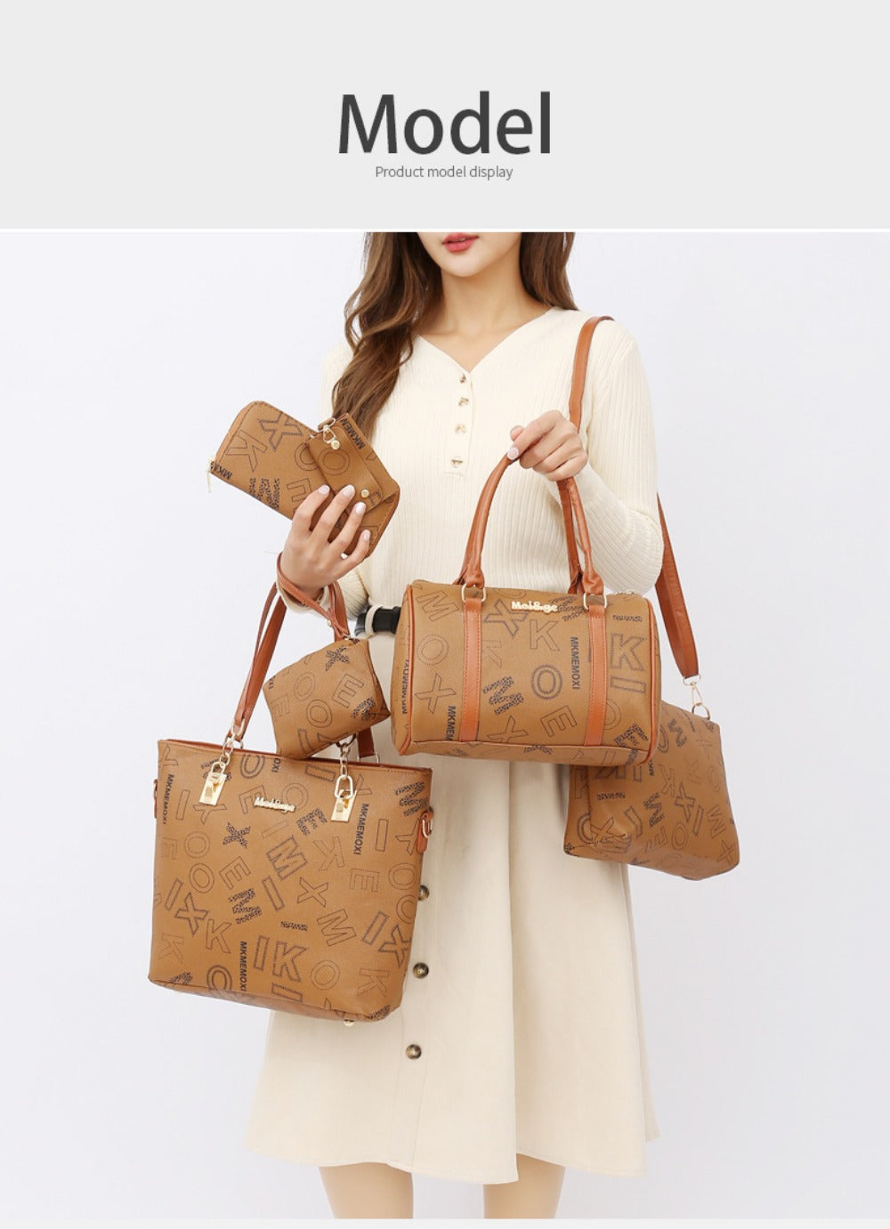 Crossbody Bag for Women – 6-Piece, Large Capacity – detail view 16