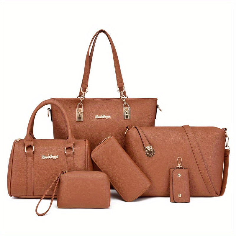 Crossbody Bag for Women – 6-Piece, Adjustable Strap, for Travel & Everyday Use – alternate view