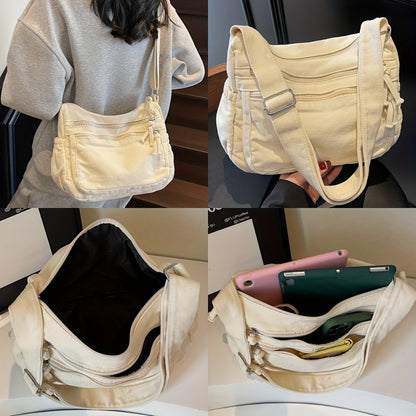 Crossbody Bag for Women – Adjustable Strap, for Travel & Work – front view