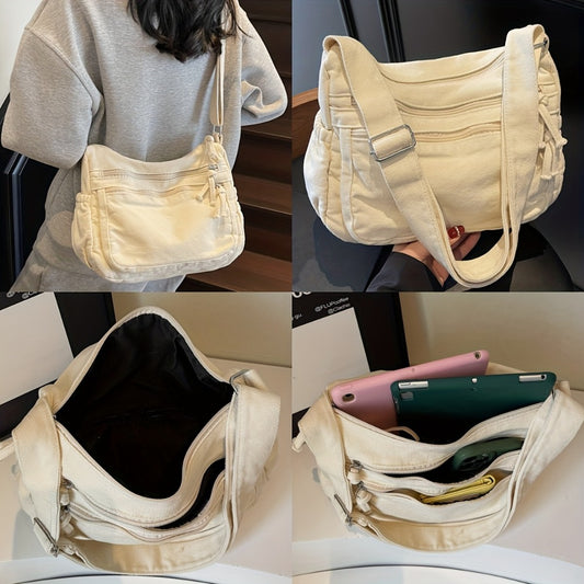 Crossbody Bag for Women – Adjustable Strap, for Travel & Work – front view