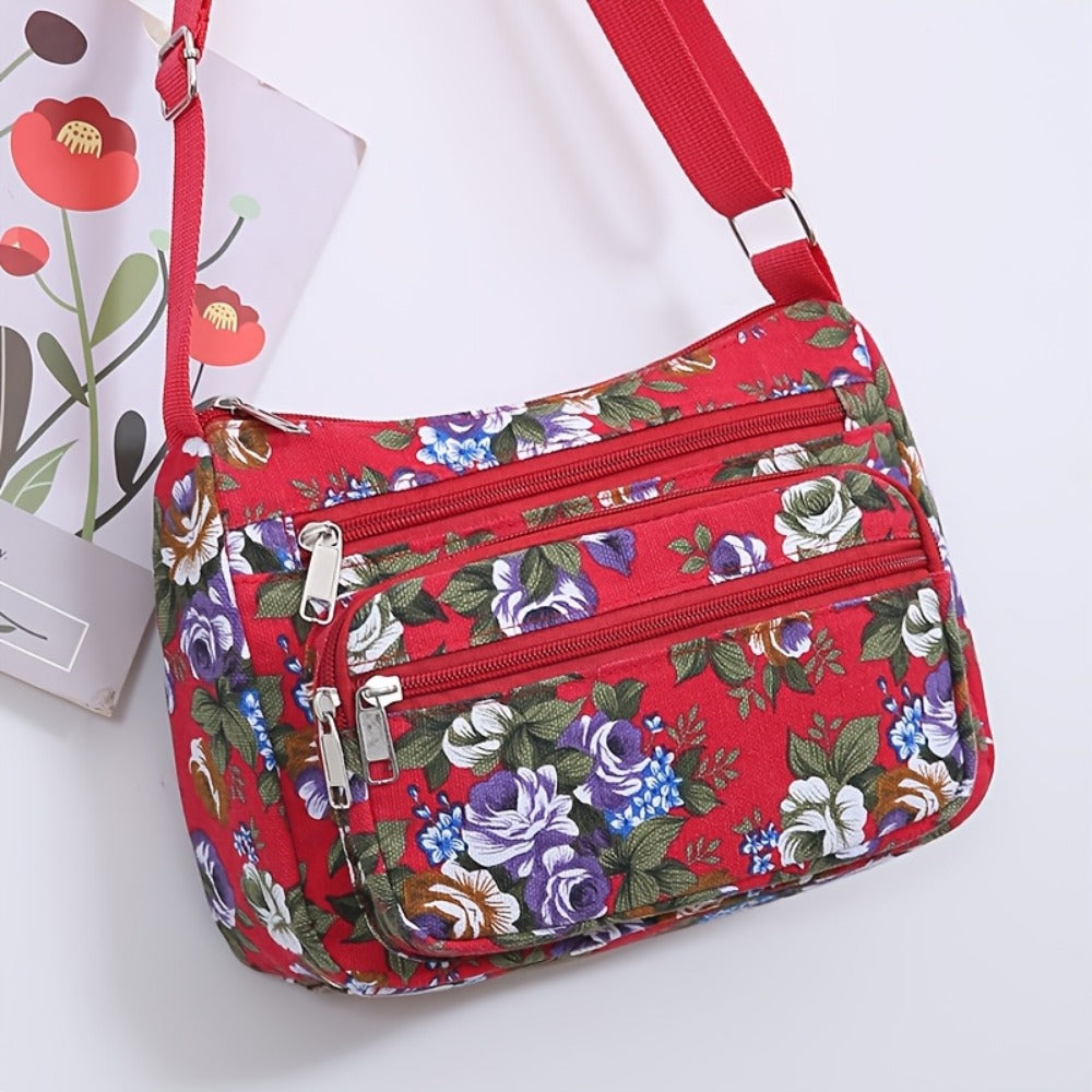 Crossbody Bag for Women – 7 Colors, Canvas, Adjustable Strap, Mini – detail view 13