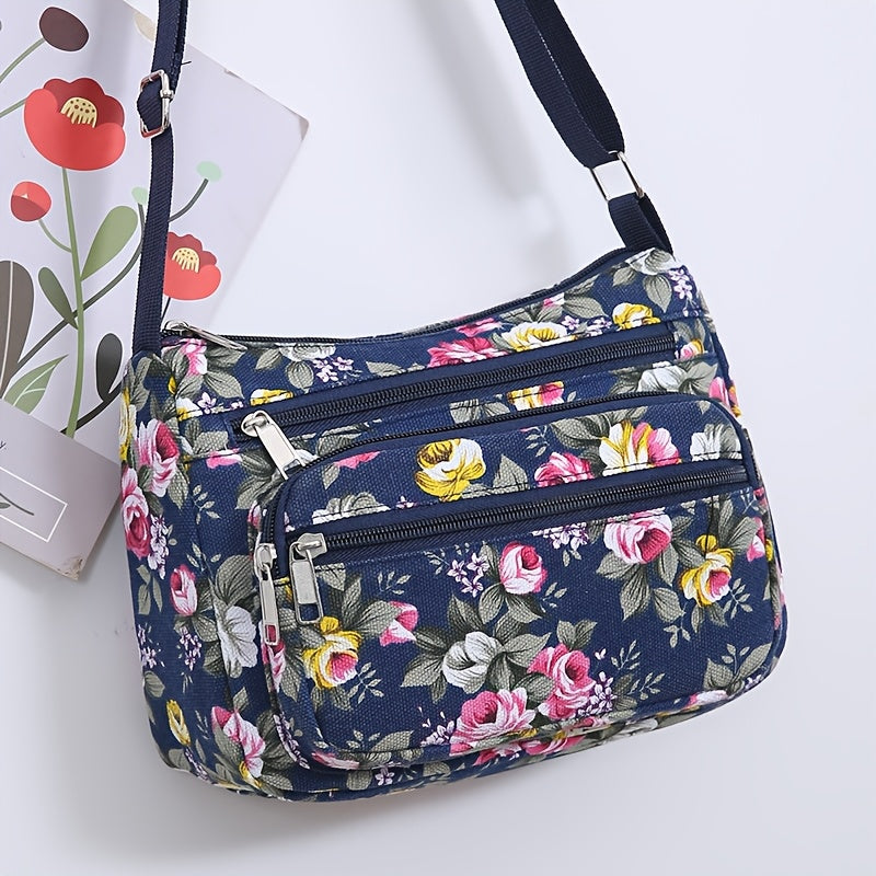 Crossbody Bag for Women – 7 Colors, Canvas, Adjustable Strap, Mini – detail view 2