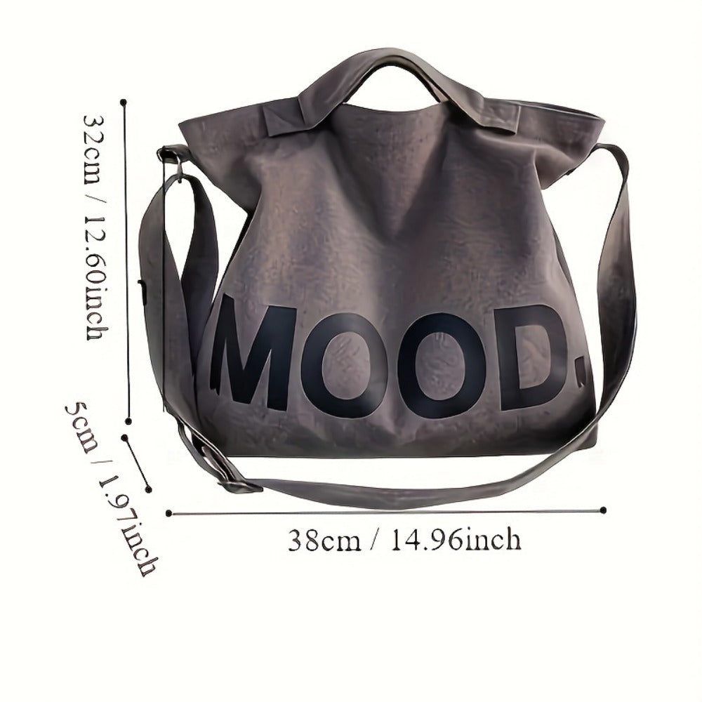 Crossbody Bag for Women – Canvas, Large Capacity, for School & Everyday Use – detail view 5
