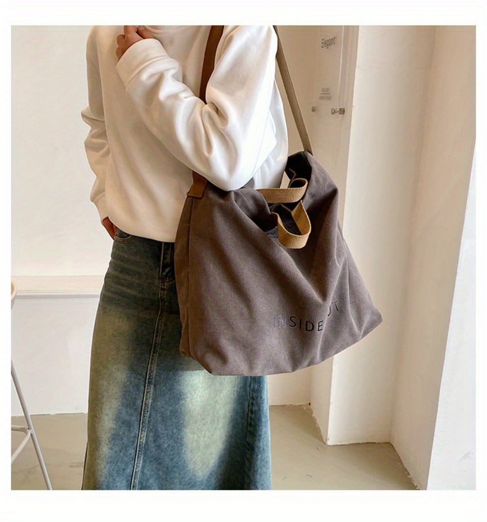 Crossbody Bag for Women – 5 Colors, Canvas, Large Capacity, for Travel & School – detail view 28