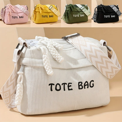 Crossbody Bag for Women – Corduroy, Adjustable Strap, for Everyday Use – detail view 16