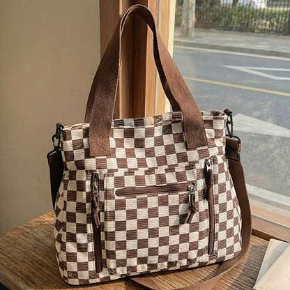 Crossbody Bag for Women – 4 Colors, Corduroy, Large Capacity, for Travel & Work – detail view 5
