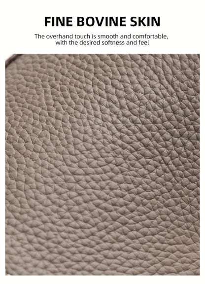 Crossbody Bag for Women – Cowhide Leather Basket Luxury Niche – detail view 13