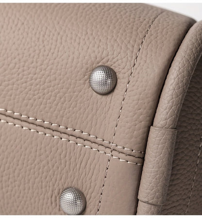 Crossbody Bag for Women – Cowhide Leather Basket Luxury Niche – detail view 16