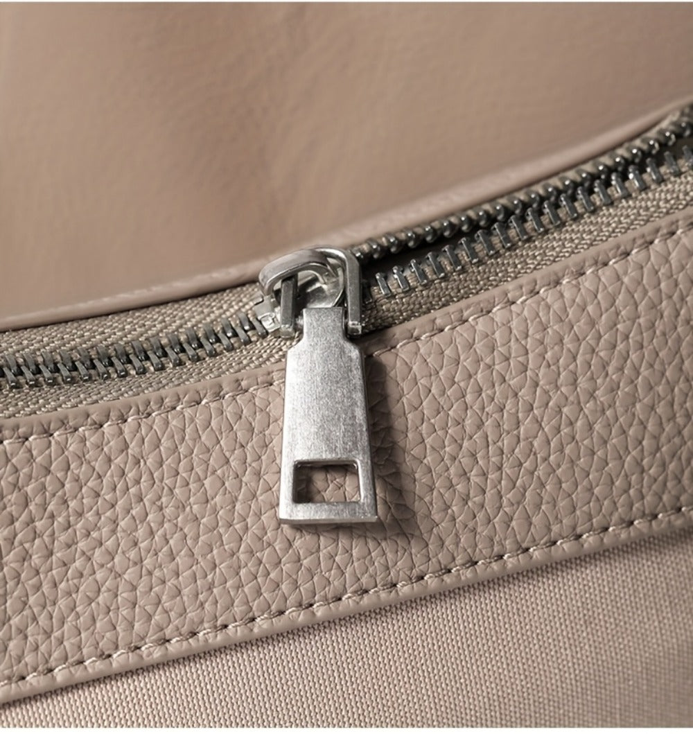 Crossbody Bag for Women – Cowhide Leather Basket Luxury Niche – detail view 19