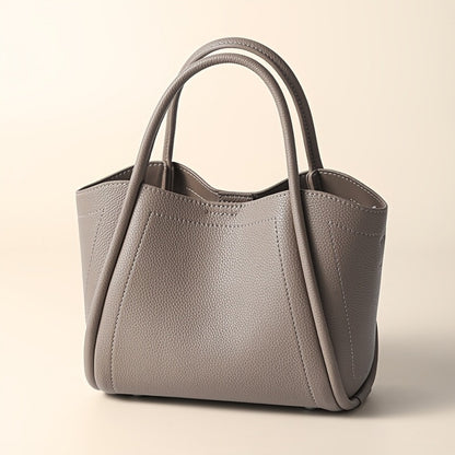 Crossbody Bag for Women – Cowhide Leather Basket Luxury Niche – detail view 8