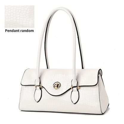 Crossbody Bag for Women – Crocodile Embossed High Gloss Textured – detail view 13