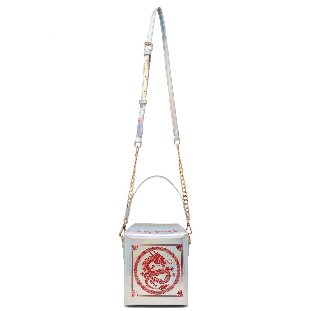 Crossbody Bag for Women – Dragon Pattern Novelty Messenger Removable – detail view 33