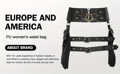 Crossbody Bag for Women – for Everyday Use, Gothic Steampunk Belt Adjustable Waist – detail view 14