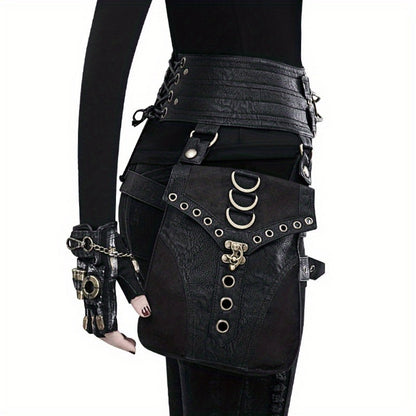 Crossbody Bag for Women – for Everyday Use, Gothic Steampunk Belt Adjustable Waist – detail view 4