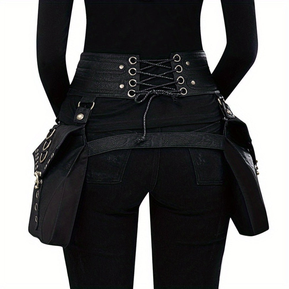 Crossbody Bag for Women – for Everyday Use, Gothic Steampunk Belt Adjustable Waist – detail view 8