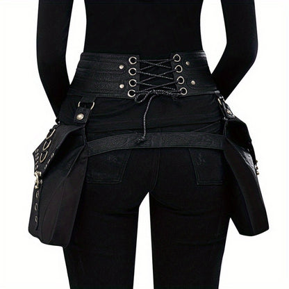 Crossbody Bag for Women – for Everyday Use, Gothic Steampunk Belt Adjustable Waist – detail view 8