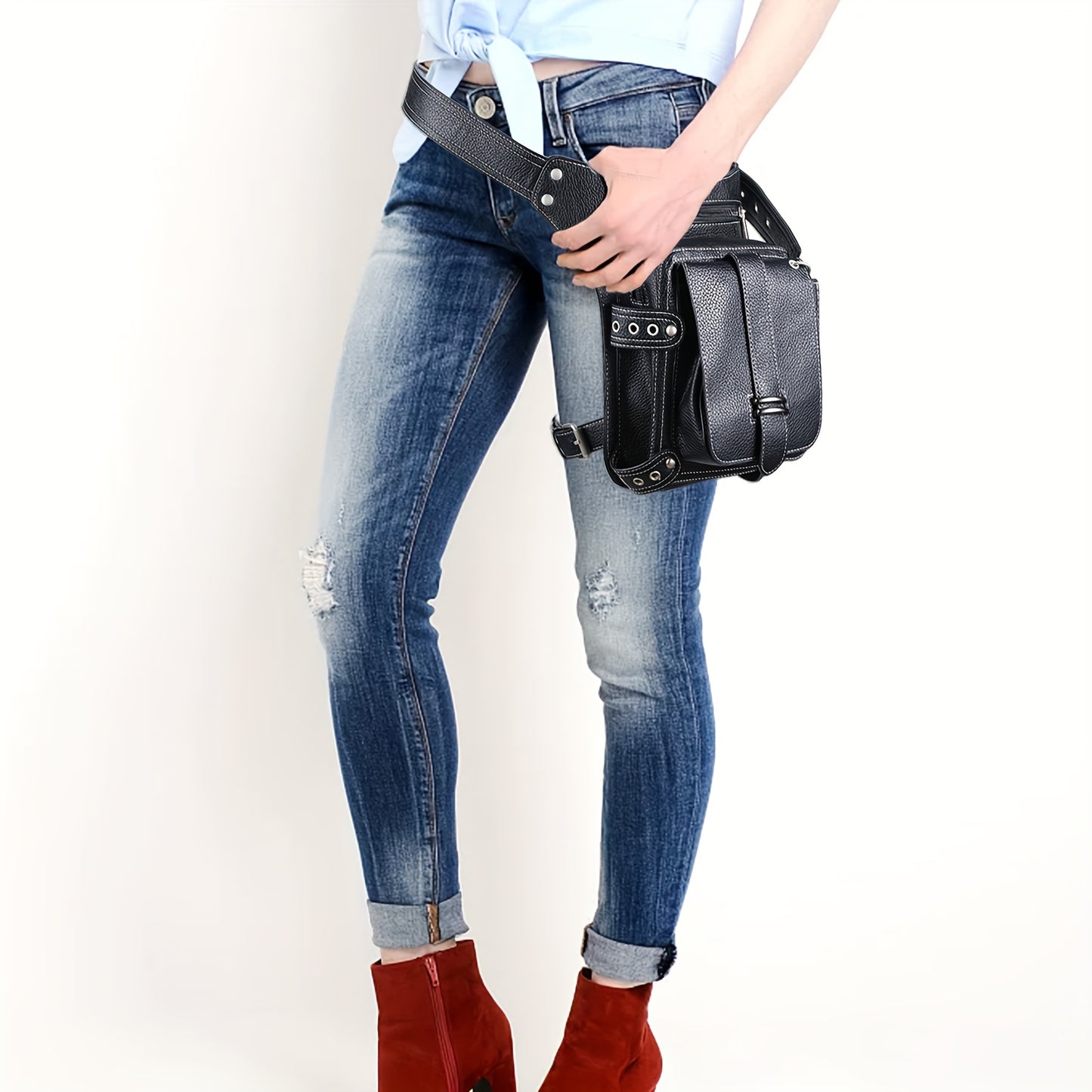 Crossbody Bag for Women – for Everyday Use, Gothic Steampunk Belt Adjustable Waist – detail view 22