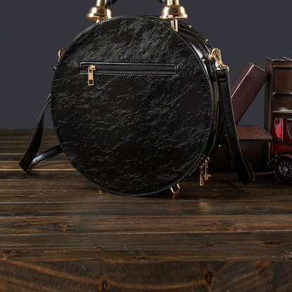 Crossbody Bag for Women – for Everyday Use, Steampunk Retro Clock Face Vintage – detail view 5