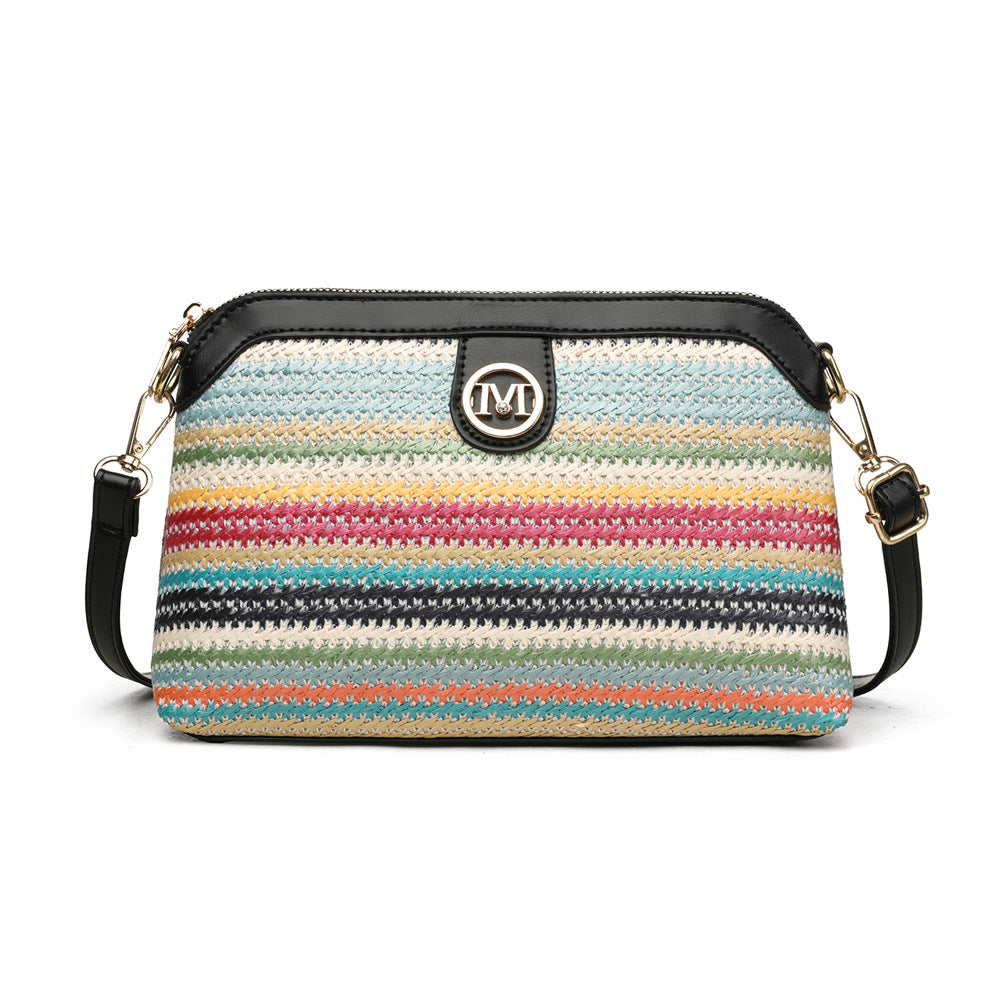 Crossbody Bag for Women – for Everyday Use, Color Block In Zipper Closure – detail view 9