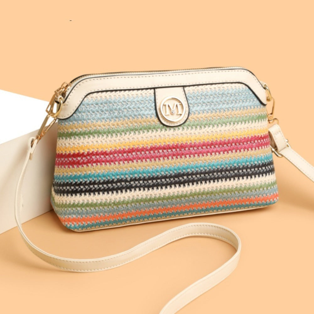 Crossbody Bag for Women – for Everyday Use, Color Block In Zipper Closure – detail view 3