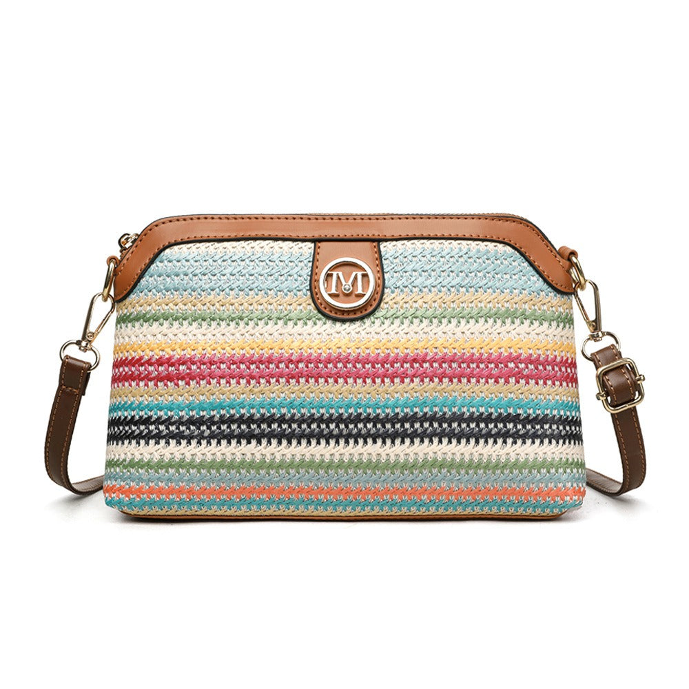 Crossbody Bag for Women – for Everyday Use, Color Block In Zipper Closure – detail view 4