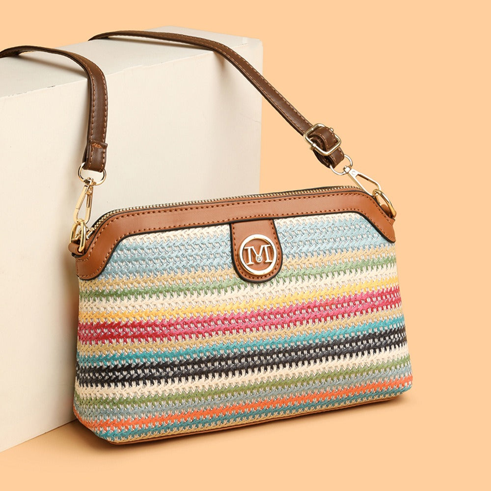 Crossbody Bag for Women – for Everyday Use, Color Block In Zipper Closure – detail view 5