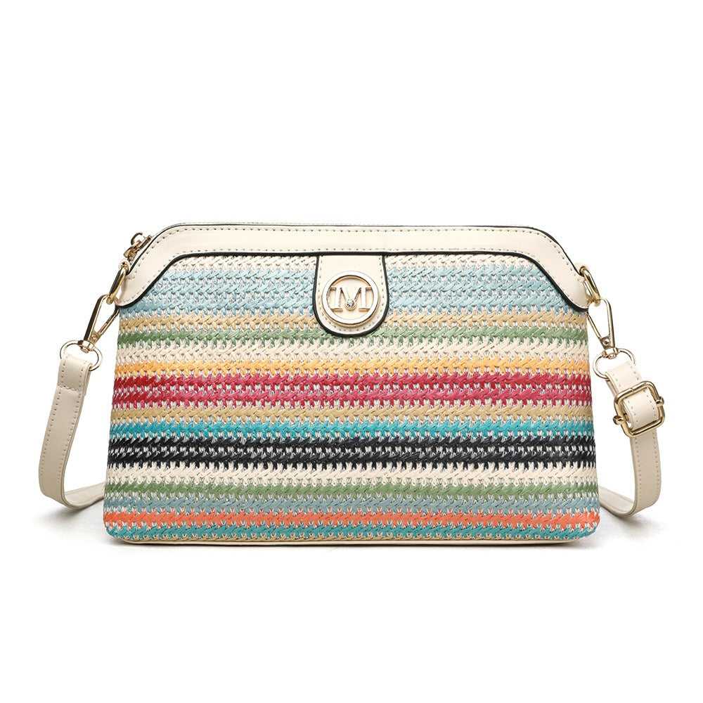 Crossbody Bag for Women – for Everyday Use, Color Block In Zipper Closure – detail view 6