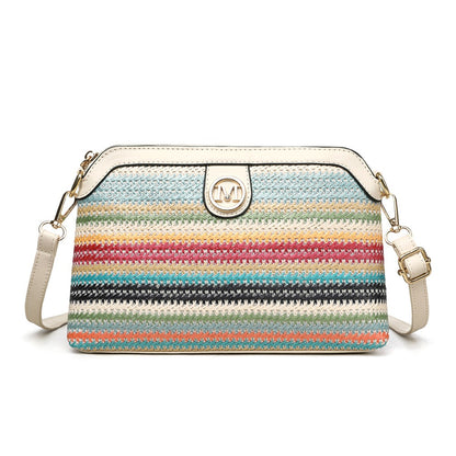 Crossbody Bag for Women – for Everyday Use, Color Block In Zipper Closure – detail view 6
