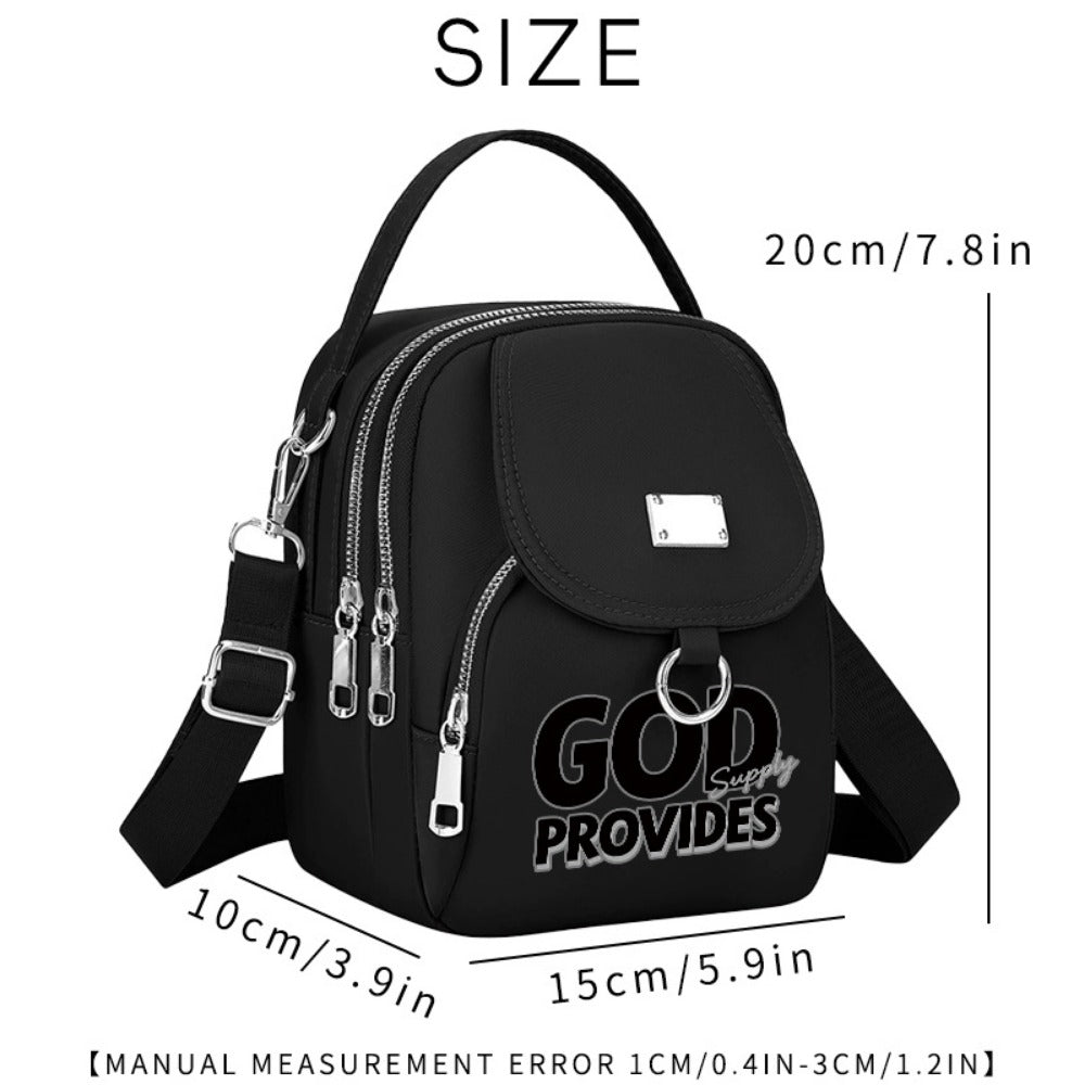 Crossbody Bag for Women – for Work & Everyday Use, 2d Print Pattern Versatile Phone – detail view 6