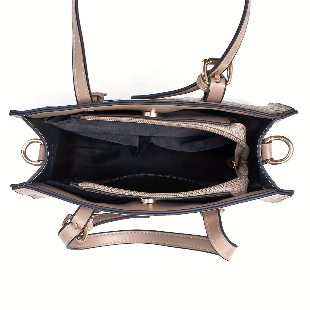 Crossbody Bag for Women – for Work & Everyday Use, Crocodile Print Casual Fashion Mom – detail view 5
