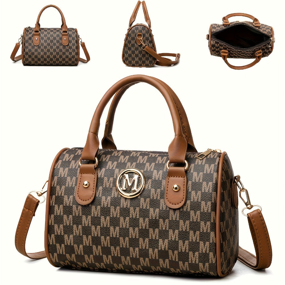 Crossbody Bag – for Work & Everyday Use, M Emblem Boston Style Detachable – detail view 3