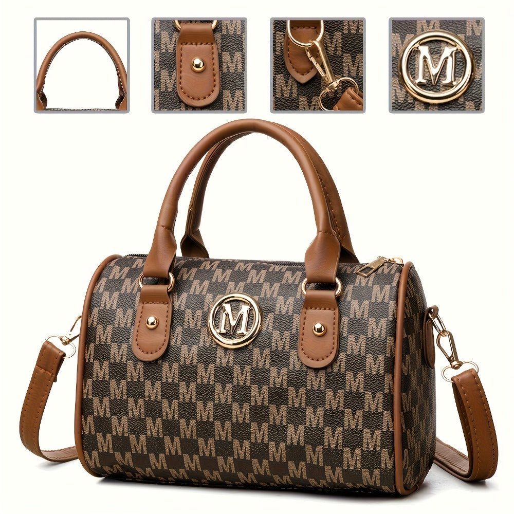 Crossbody Bag – for Work & Everyday Use, M Emblem Boston Style Detachable – detail view 5