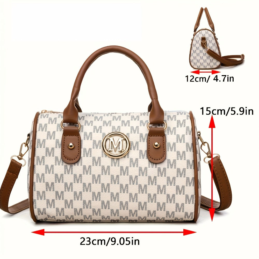 Crossbody Bag – for Work & Everyday Use, M Emblem Boston Style Detachable – detail view 7
