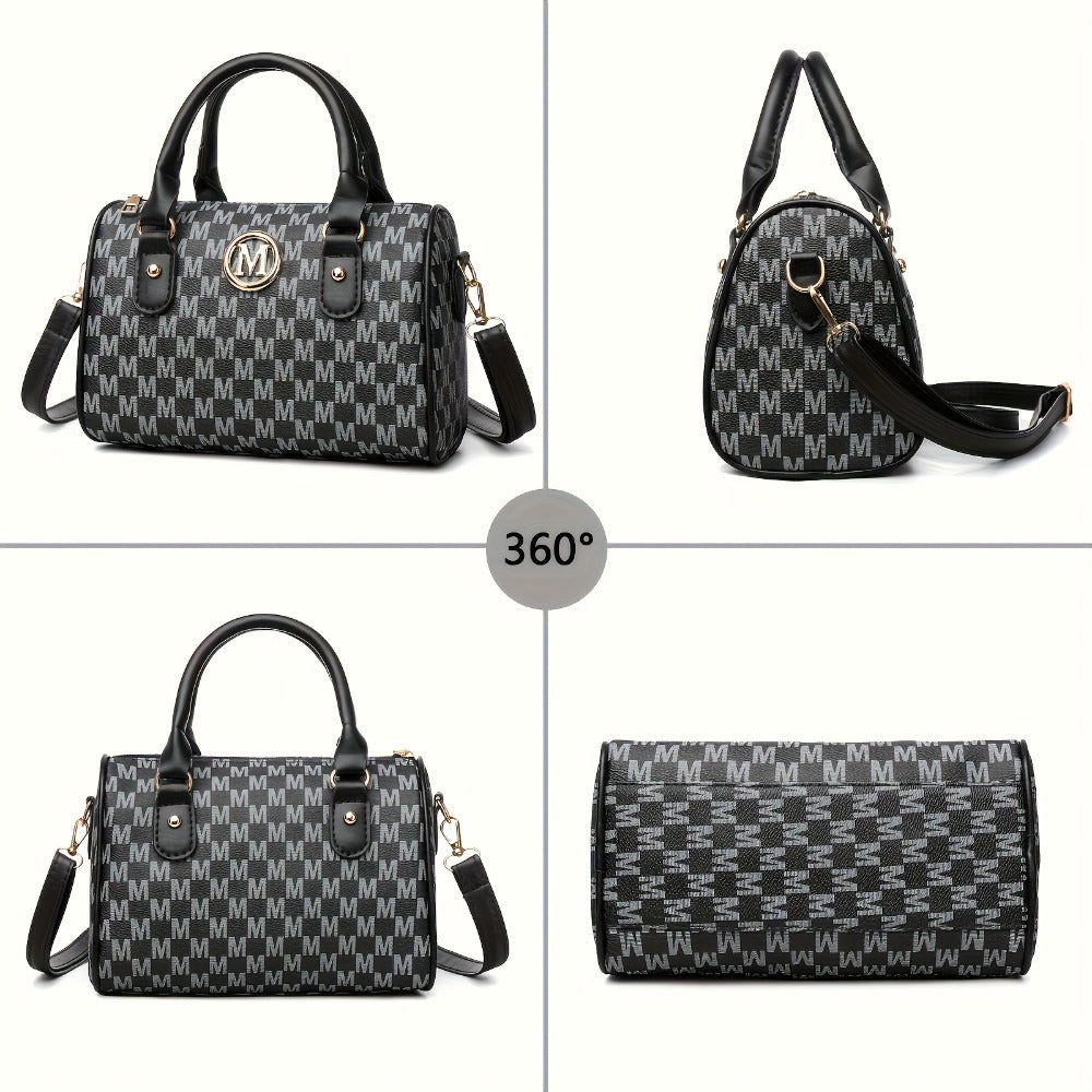 Crossbody Bag – for Work & Everyday Use, M Emblem Boston Style Detachable – detail view 8