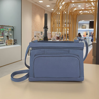 Crossbody Bag for Women – 6 Colors, Genuine Leather, Adjustable Strap, for School & – detail view 15