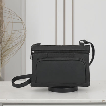 Crossbody Bag for Women – 6 Colors, Genuine Leather, Adjustable Strap, for School & – detail view 17