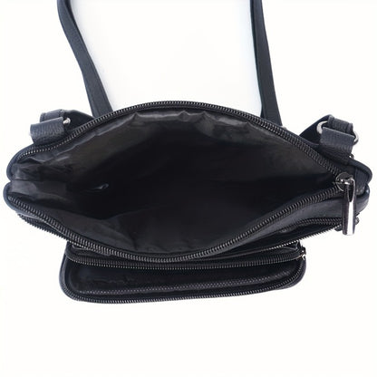 Crossbody Bag for Women – 6 Colors, Genuine Leather, Adjustable Strap, for School & – detail view 7