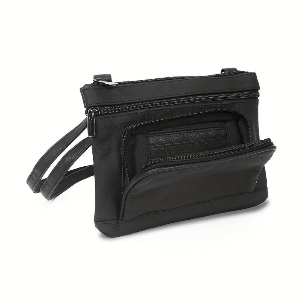 Crossbody Bag for Women – 6 Colors, Genuine Leather, Adjustable Strap, for School & – detail view 9