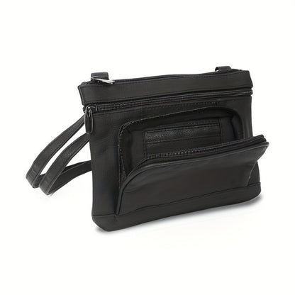 Crossbody Bag for Women – 6 Colors, Genuine Leather, Adjustable Strap, for School & – detail view 9