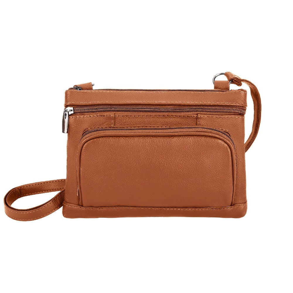 Crossbody Bag for Women – 6 Colors, Genuine Leather, Adjustable Strap, for School & – detail view 10
