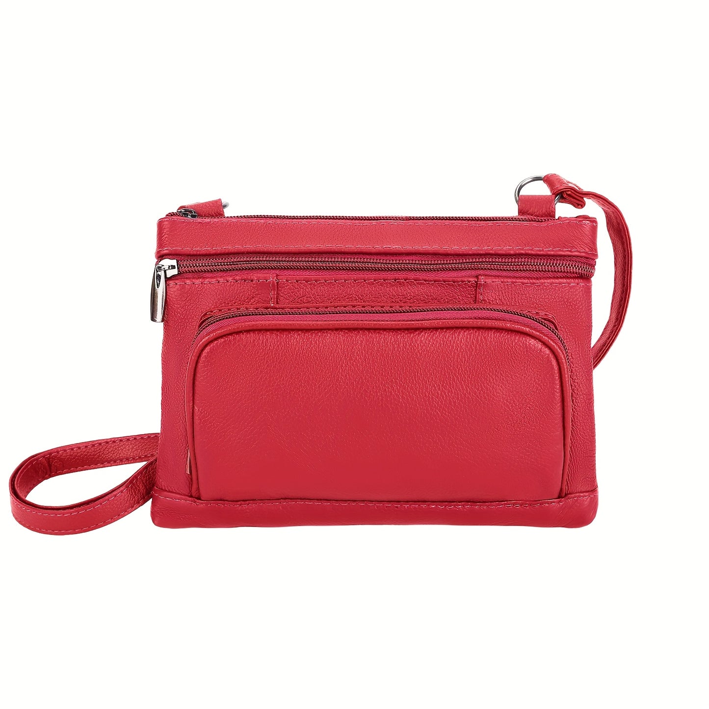Crossbody Bag for Women – 6 Colors, Genuine Leather, Adjustable Strap, for School & – detail view 18