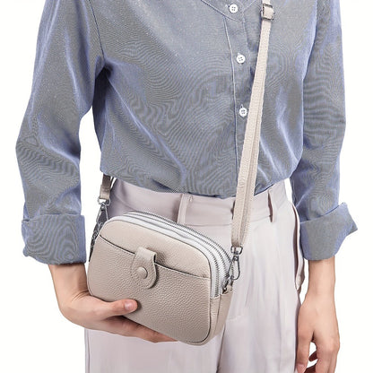 Crossbody Bag for Women – 9 Colors, Genuine Leather, Adjustable Strap, for Travel & – detail view 9