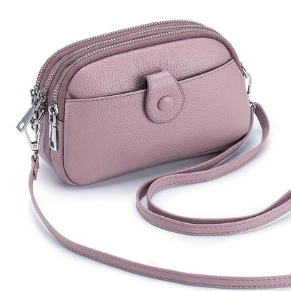 Crossbody Bag for Women – 9 Colors, Genuine Leather, Adjustable Strap, for Travel & – detail view 4
